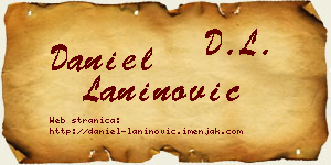 Daniel Laninović vizit kartica